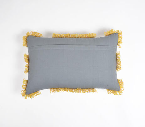 Embroidered Cotton Pillow