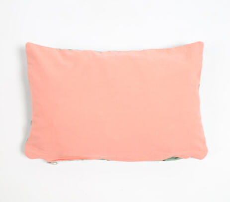 Floral Embroidered Pillow