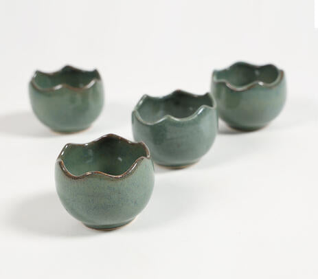 Classic Clay Tea Light Holders (set of 4)