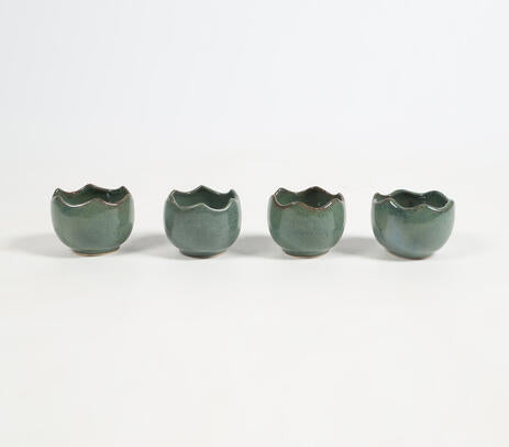 Classic Clay Tea Light Holders (set of 4)