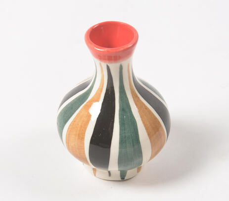 Glazed Ceramic Flower Vase