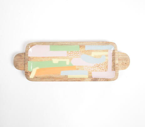 Mango Wood Colourful Platter