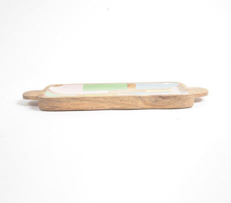Mango Wood Colourful Platter