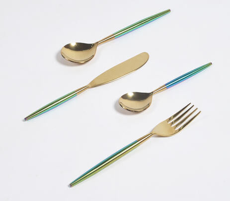 Chrome and Stainless Steel Cutlery Set