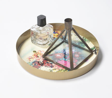Enamelled Metallic Multiuse Tray