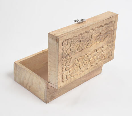 Hand Carved Classic Wooden Box