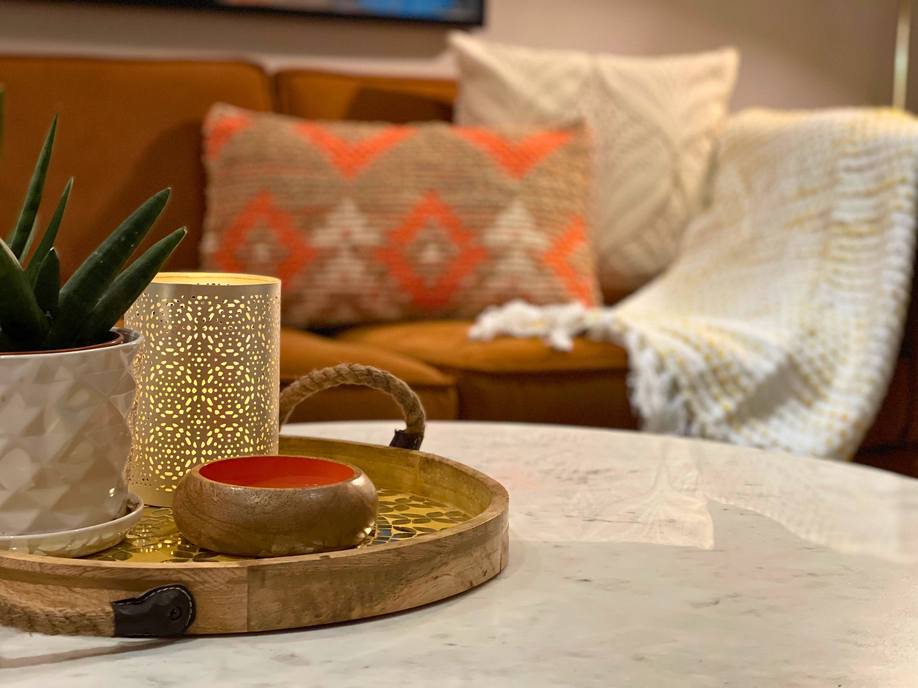 Patterned Handwoven Pillow