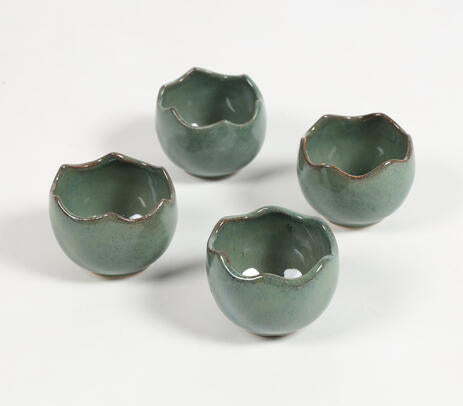 Classic Clay Tea Light Holders (set of 4)