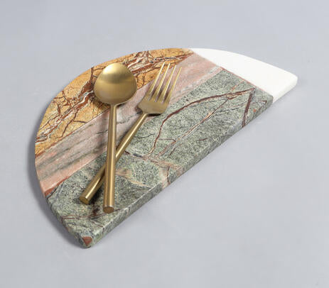 Textured Marble Multicolor Cheeseboard