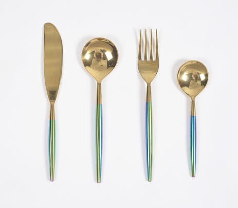 Chrome and Stainless Steel Cutlery Set
