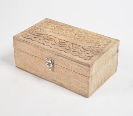 Hand Carved Classic Wooden Box