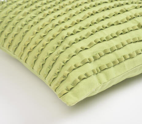 Embellished Lime Pillow