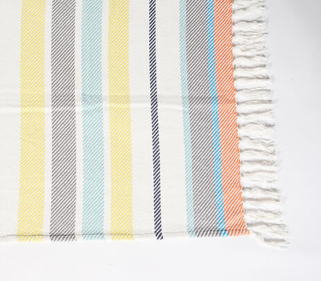 Handwoven Colourful Cotton Throw