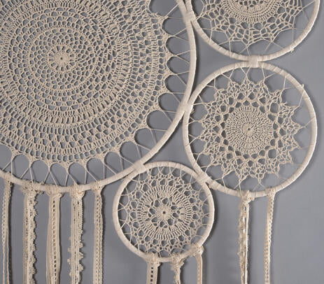 Handmade Crochet Wall Mural