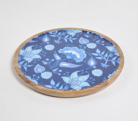 Hand Painted Wooden Serving Platter