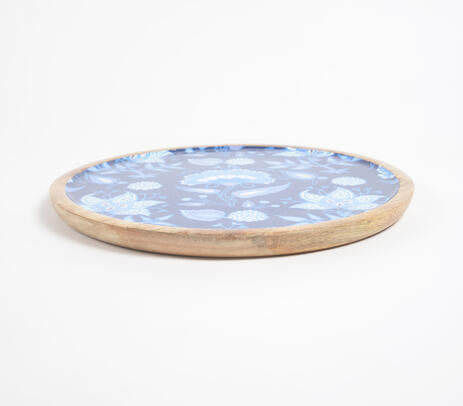 Hand Painted Wooden Serving Platter