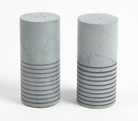 Stone Salt and Pepper Shaker Set