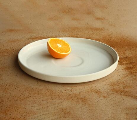 Ceramic White Dining Plate