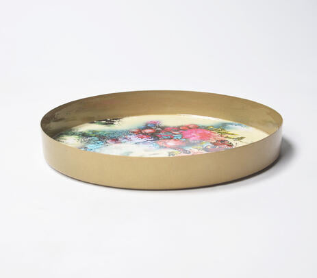 Enamelled Metallic Multiuse Tray