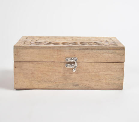 Hand Carved Classic Wooden Box