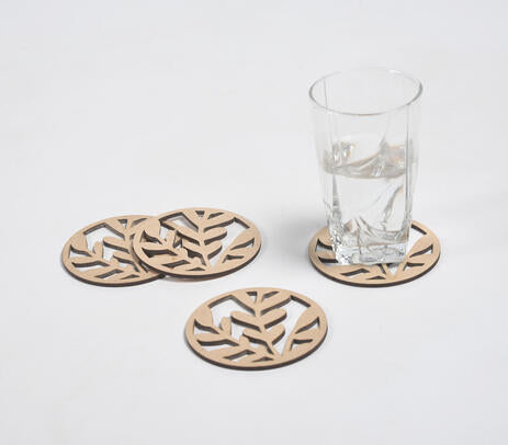 Laser Cut MDF Coasters (Set of 4)