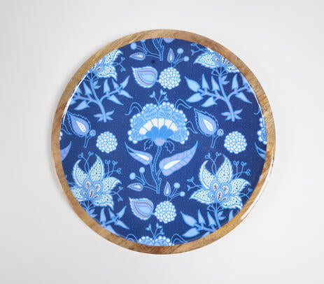 Hand Painted Wooden Serving Platter